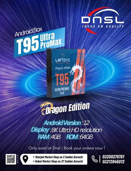T95 Ultra Pro Max Android Box | Best Price in Pakistan
