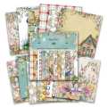 Bello Craft 6x6 inch 24 Sheets Pattern paper / Craft Papers / Designer Paper Pack Scrapbooking. 