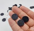 BLACK CIRCLE CUTOUTS STICKERS ( PACK OF 100 CIRCLES ). 