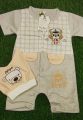 Newborn baba suit Romper Style With Cap 100% China Fabric. 
