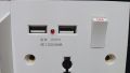 Dual USB Charging Socket with Mobile Holder. 