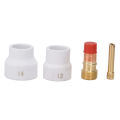 4Pcs TIG Gas Lens Kit Welding Torch Set Tools for WP 17 18 26. 