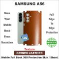 Samsung A56 5G full Back 360 Protection skin wrap / protection sheet with camera and 4 sides protection top quality. 