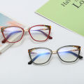 Anti Blue Light Farsightedness Glasses Women Reader Eyeglass Frames 2021 Transparent Fashion Cat Eye Optical Glasses Plus 0 ~ +6. 