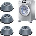 4 Piece Anti Vibration Pads for Washing Machine with Suction Cup Fridge Washing Machine Stand Leveling Feet Anti Walk Pads Shock Absorber Furniture Lifting Base. 