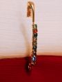 Crystal Hijab Pins – Set of 6 Fancy Safety Pins with Rhinestones. 