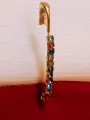 Crystal Hijab Pins – Set of 6 Fancy Safety Pins with Rhinestones. 