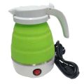 ELECTRIC FORDABLE KETTLE FORDABLE SILICONE ELECTRIC WATER KETTLE TRAVEL WATER BOILER CAMPING KETTLE 600ml. 