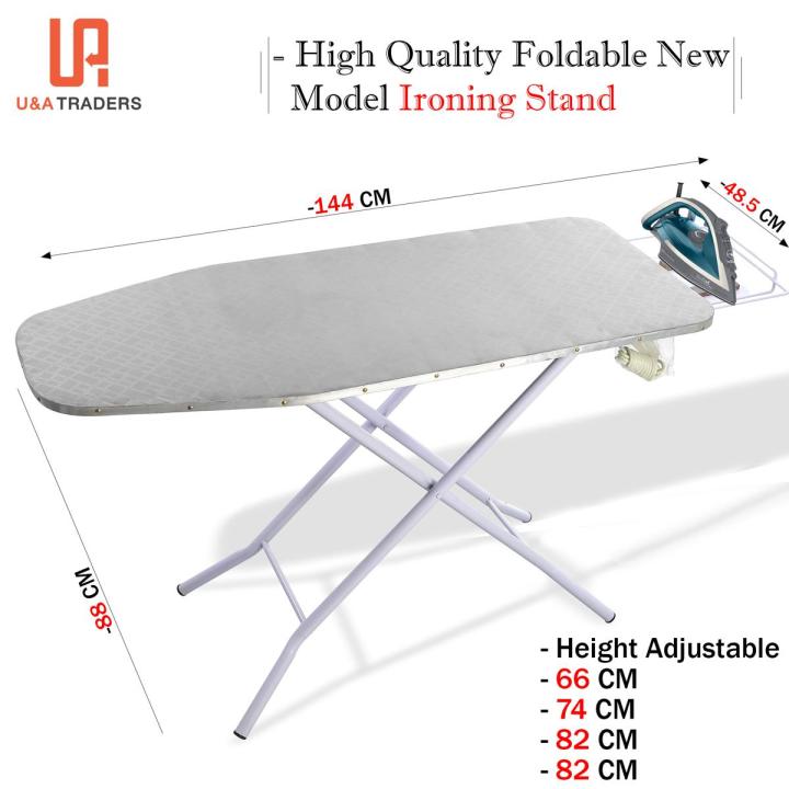 High Quality Foldable Iron Board Adjustable Iron Table & Iron Stand - Folding Ironing Boards with iron stand