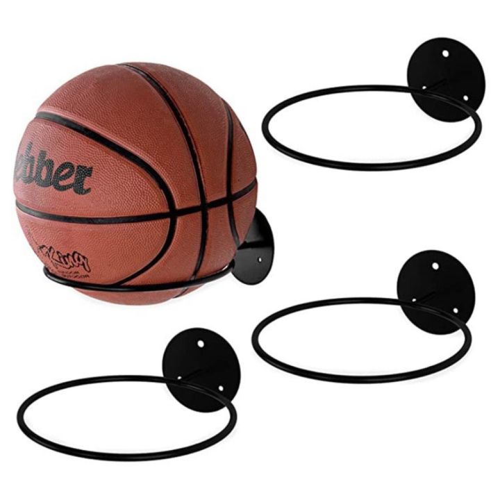 Wall Mounted Ball Hoop Perfect for Organize Soccer, Basketball, Volleyball，Rugby Football，American Football Accessories Pizazzazz