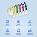 CUANFEN Mixed Color 9mm Plastic Label for Dymo 3D Embossing Tapes Compatible for Dymo 12965 Labeling Machine 1540 Motex E101 Label Maker. 