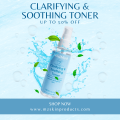 MZ SKIN PRODUCTS CLARIFYING & SOOTHING TONER, FACE TONER – 120ML  | TONER|  TONER FOR ALL SKIN TYPES |AVAILABLE AT MZ SKIN PRODUCTS. 