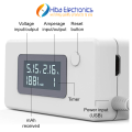 USB Tester Dual USB Ampere Voltage Time & mAh Charger Detector Double USB for Output 3-9V 0.1-3A USB Tester. 