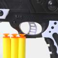 Blow Gun Toy 2 in 1 Water Balls and Soft Bullets Blowing Gun Toy. 