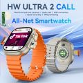 New HW ULTRA 2 CALL AMOLED 4G , 5G Sim Watch With Dual Camera NFC  Waterproof Health Monitor Android For Men Woman Smart watch. 