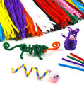 Pack of 50 Multicolored Chenille Stems Pipe Cleaners Handmade Diy Art Craft Material Kids Creativity Handicraft Children Toys. 