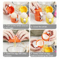 Egg Topper & Cracker - Hard Boiled Egg Peeler & Shell Opener - Handheld Egg Slicer - Kitchen Gadget. 