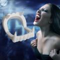 Vampire Dracula Sharp Teeth Werewolf Zombie Fangs Halloween Party Favor. 
