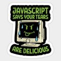 Programming Stickers - Javascript Sticker 3 inch x 3 Inch Sticker For Laptop Mobile. 