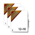 Pack of 3 PCS-Canvas Board 12×16 Best for Acrylic oil paints,. 