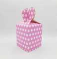 BABY PINK POLKA DOT GOODY BOX - PACK OF 10 GOODY BOX - PINK POLKA DOT GOODY BOX. 