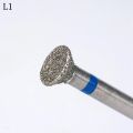 Nail Art Polishing Removal Head Disc Grinding Burr T Mills Grinder Diamond Electric Nail Drill Bit Cuticle Cutter Manicure Tool. 