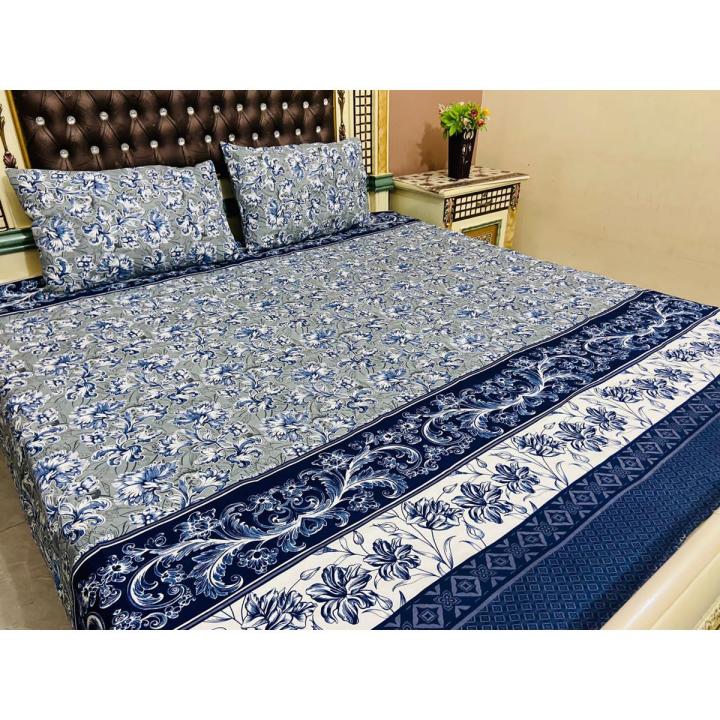 Crystal Cotton bedsheet with 2 pillow cover
