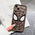 Hontinga for Realme C67 4G Back Cover Spider-Man Pattern Ladder Soft Camera Protection Rubber Phone Case. 