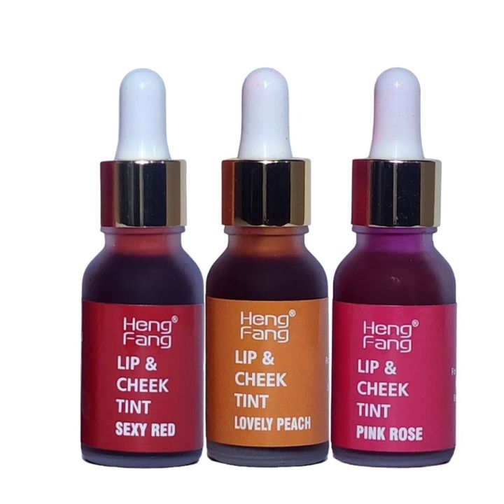 Heng Fang Natural Effect Buildable Color Magic Tint Lip & Cheek Stain Lip Tint 15ml