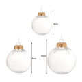 Christmas Ball Environmentally Friendly Creative Christmas Clear Ball. 