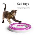 Interactive High Quality Non-Toxic Plastic Cat Chasing Ball Track Toy. 