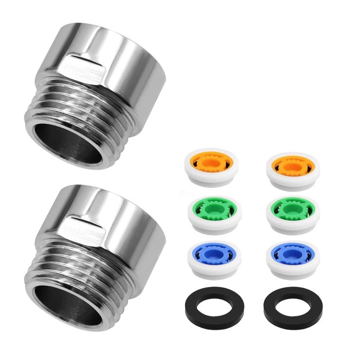 2 Pieces Flow Restrictor Water Flow Restrictor Set Up to 70% Water Saving for Shower