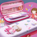 Multifunctional Pencil Pouch Lightweight Waterproof Pen Box for School Hold Pens and Pencils. 