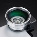 37mm 0.45X Super Wide-Angle Mobile Phone Lens, Super Macro Camera Lens 1PCS Magnifying Glass, General Outdoor Travel Use-rose golden. 