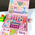 My Beauty Makeup Set for Girls – All-in-One Safe & Washable Kids Cosmetic Play Kit with Princess Design. 