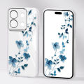 VRQR With Woven Hanging rope Phone Case For Oppo Reno 13 5G Reno 13 F Reno13 Pro 5G 13F Beautiful flower vine anti fall Back Case. 