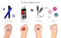 Temporary Tattoo Stencils Glitter Tattoo Stencils for Children, Women & Males 250 Pieces Set Random Designs. 
