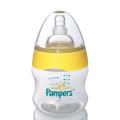 Feeder Bottle, Baby Accessories, Wide Neck Anti Colic BPA Free - Baby Feeder, New Born Baby Accessories, Milk Bottle, 148ml/5oz Baby Feeder Bottle. 