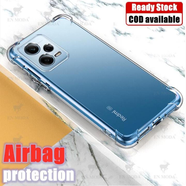 lthmy for Xiaomi Redmi Note 12 22111317I Soft Gel Jelly Case Transparent Full Protective Anti-Scratch Resistant Back Cover Skin