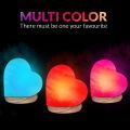 Himalayan Glow Salt Lamp, Himalayan Pink Salt Night Light Lamp Heart Shape - 3-5 Lbs. 