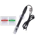 YIERYI PH Electrode Probe PH Replacement Probe PH Meter Potential Test BNC Q9 Connector Aquarium Hydroponic Laboratory Electrode. 