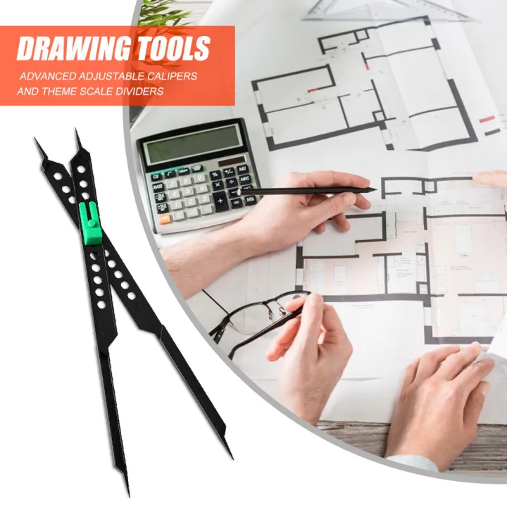 %E3%80%90Footprint%E3%80%91%2010%20Inch%20Art%20Drawing%20Ruler%20Adjustable%20Plastic%20Proportional%20Scale%20Divider%20-%20Image%202