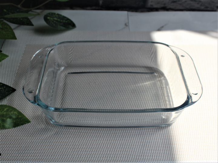 Tanoori Oven Dish Transparent Baking Dishes Clear Glass Shatter Proof Dish