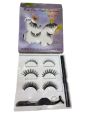 Magic Eyeliner and Eyelashes Kit - Magnetic Eyelashes with Eyeliner - False Lashes 3 Pairs with Tweezers - Easy to Wear For Girls and Women For Special Ocassion. 