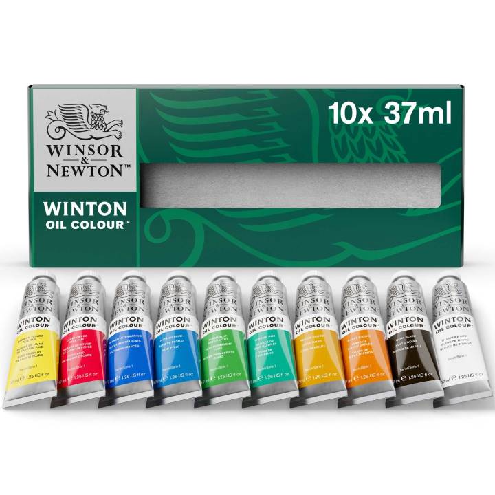 Winsor & Newton Winton Oil Colour 10 x 37ml Tube Set