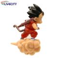 Fish Tank Decoration Unfading Color Son-Goku Sitting on The Cloud Fish Tank Decoration. 
