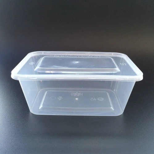 12 pcs 750ml Plastic Disposable Boxes For Food Packing and Food Storage | Transparent Plastic Containers with Lids