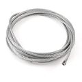 7mm Diameter Flexible Steel Wire Rope Cable Gym Cable 7ft Length. 