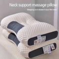 Ultra Strecth Quick Rebound Support neck support Message Pillow, Nitted Cotten Fight Against Sholder and Neck Problum Cervical Neck Support Pillow - Soybean Fiber SPA Massage Pillow for Sleeping, Pain Relief, and Neck Protection by Tongyue". 