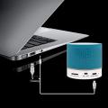 Mini Portable Bluetooth & Rechargeable Speaker with Light Supported SD Card - Multi Color. 